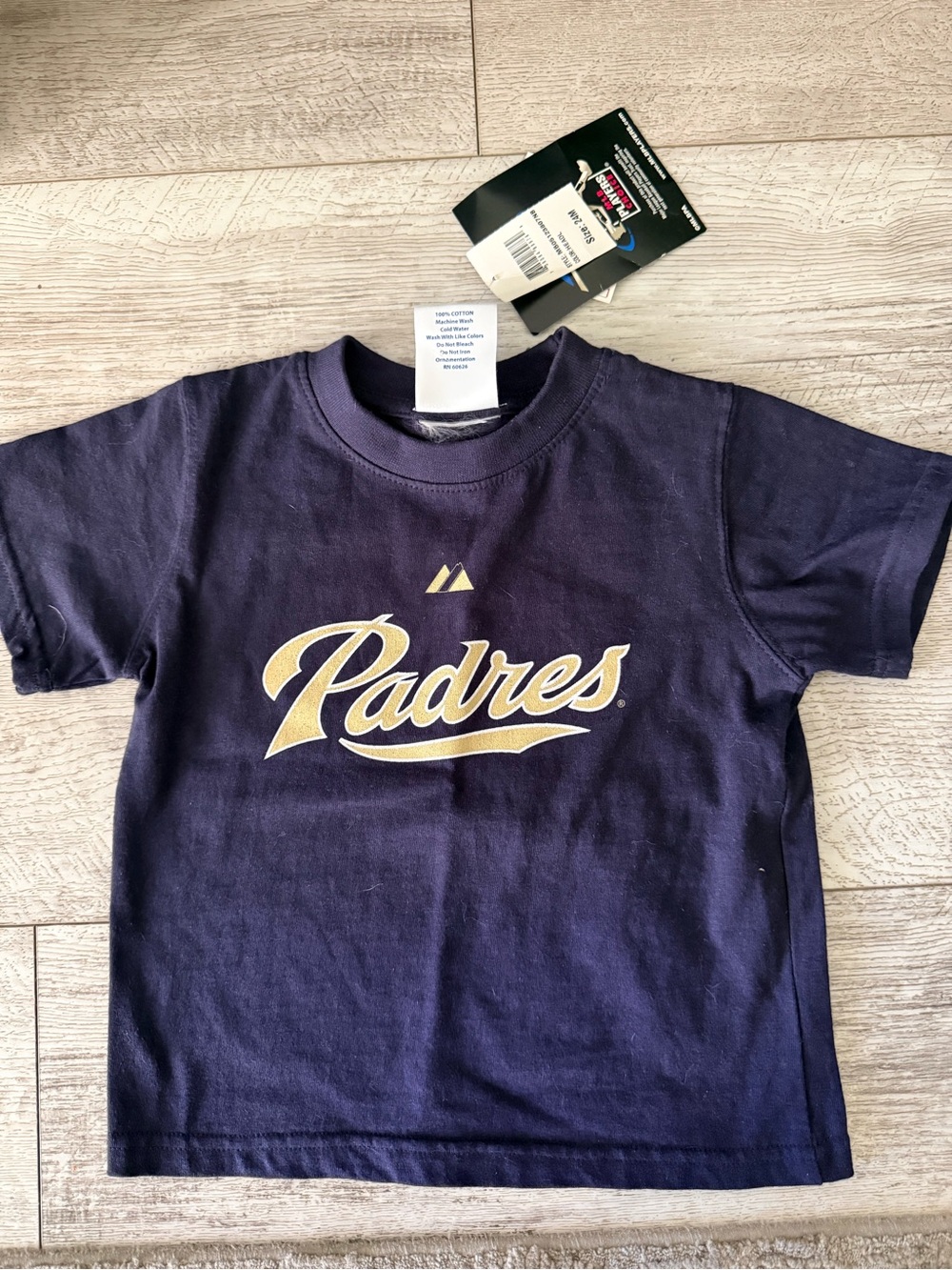 Majestic San Diego Padres Chase Headley #7 Shirt 24 Months NWT Navy